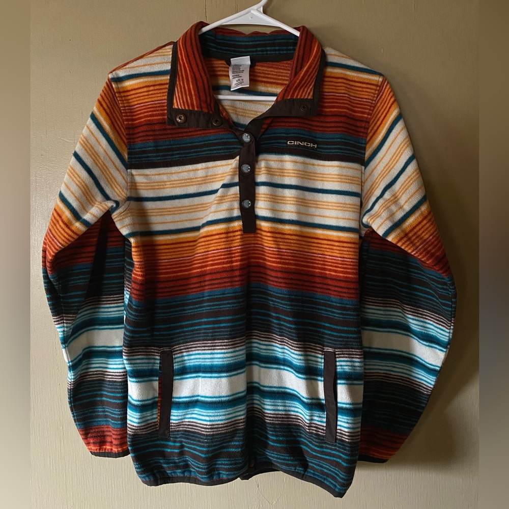 Cinch quarter button fleece